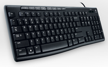 Logitech Keyboard K200 Media Nordic 