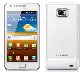 Samsung  Galaxy S II, Ceramic White Generisk, I9100, Android 2.3