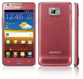 Samsung  Galaxy S II, Coral Pink Generisk, I9100, Android 2.3